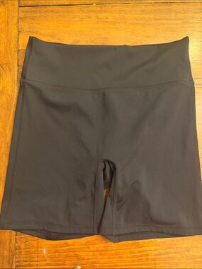 Fabletics Black High-Waist Bike Shorts